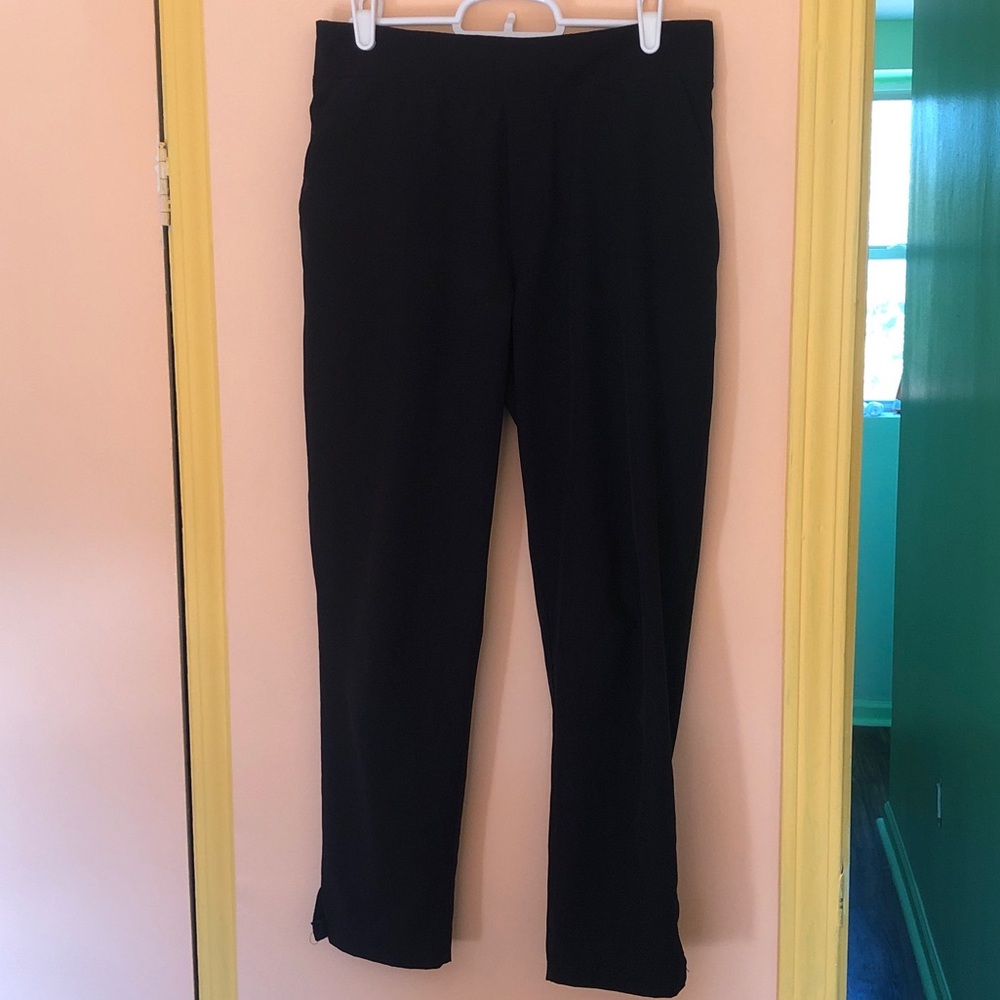 Workshop Republic Clothing Workwear Daily Athleisure Mid-Rise Ankle Pants Black
